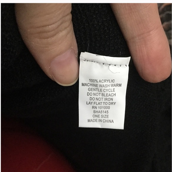 Faux Fur Trimmed Sweater Knit Poncho - Picture 7 of 8